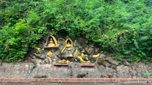 Roadside shrine at Kingkitsarath Rd, Luang Prabang