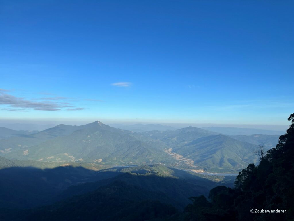 Doi Pha Tang overlooking Laos