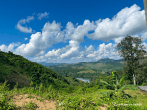 Scenery along Chom Ong Cave loop route