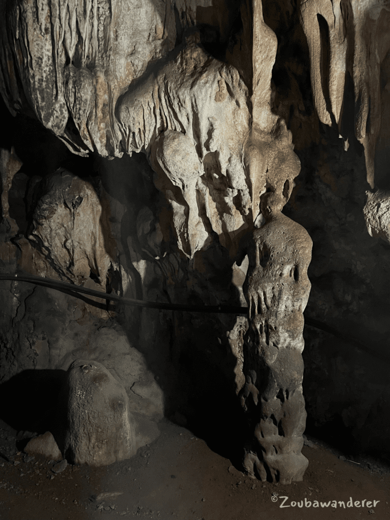 Man lookalike Stalagmite in Chom Ong Cave