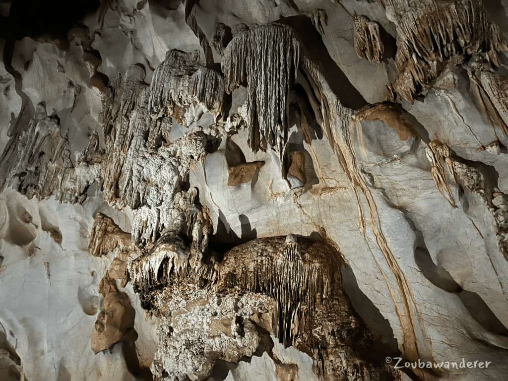 Stalactites in Chom Ong Cave