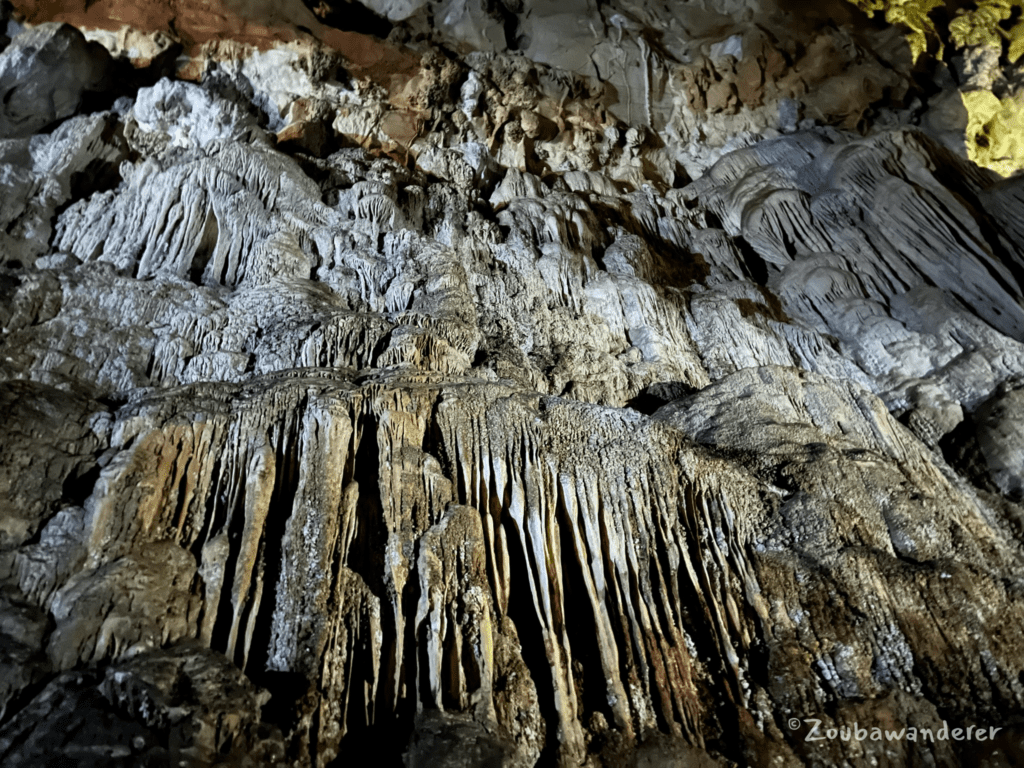 Stalactites in Chom Ong Cave