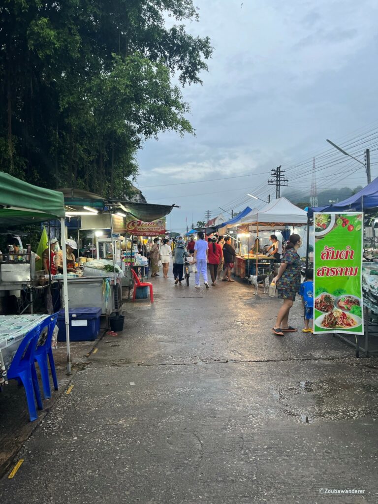 Phattalung train station night market