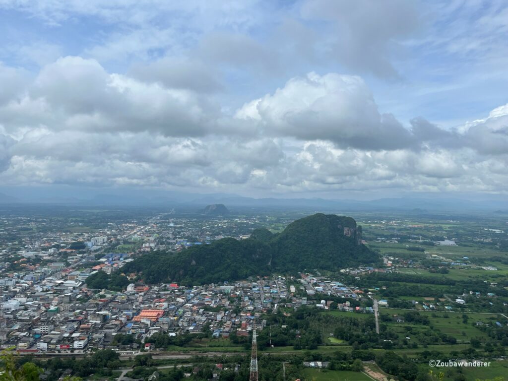 Panoramic views from peak of Khao Ok Talu