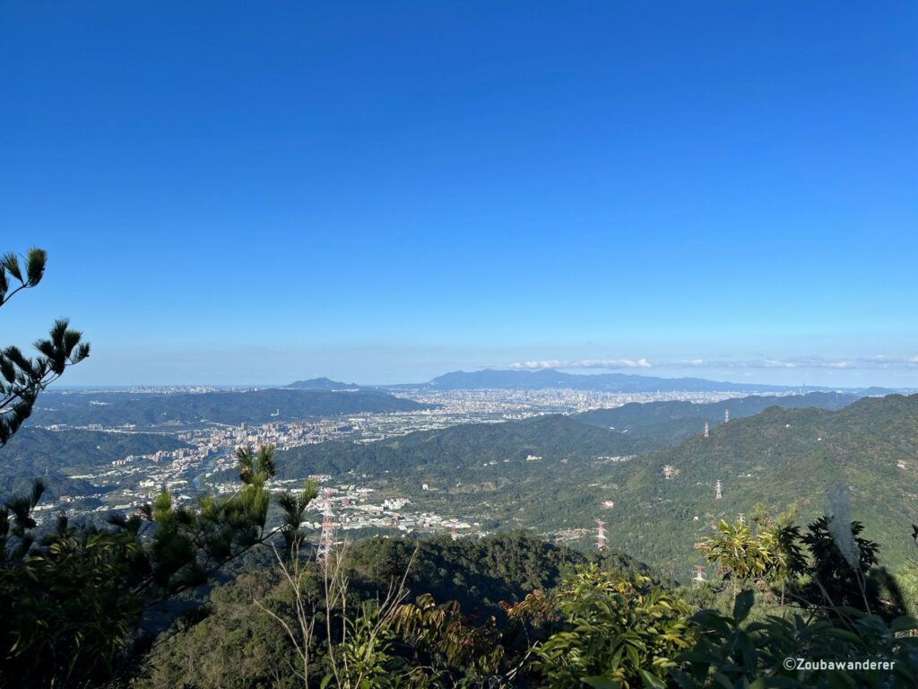 City view from peak of Wuliaojian